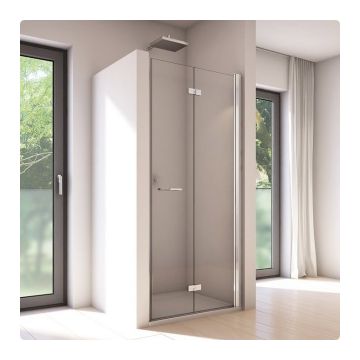 Usa de nisa pliabila 180° SanSwiss Solino SOLF1, 120XH200 cm