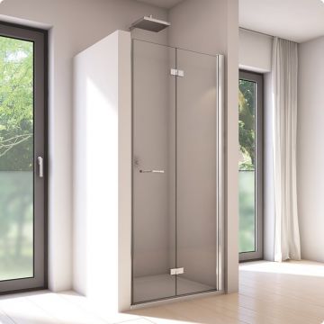 Usa de dus pliabila Ronal (SanSwiss) Solino SOLF1 90cm dreapta  sticla securizata 6mm