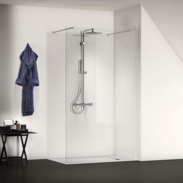 Consola sustinere dreapta pentru dus Ideal Standard i.life 100 cm argintiu