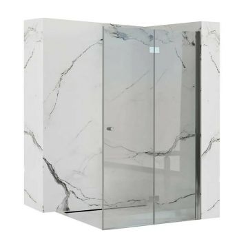 Modul cabina de dus Rea Fold N2 100x190 cm crom