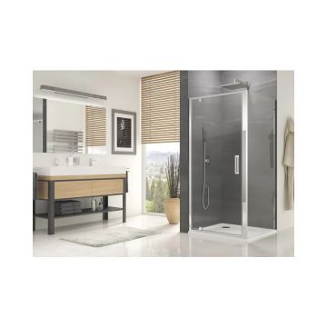 Perete fix SanSwiss Ocelia 70 cm sticla securizata 5mm anticalcar