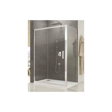 Perete fix SanSwiss Ocelia OCEF 100cm sticla securizata 5mm anticalcar
