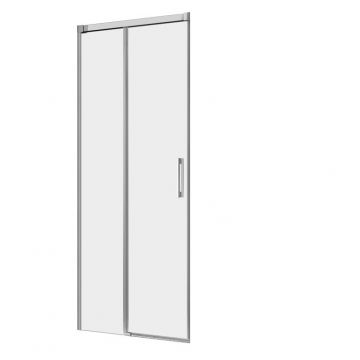 Usa de dus glisanta Radaway Idea KDD 90 L stanga  90cm  profil crom