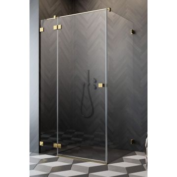 Usa de dus Radaway Essenza Pro KDJ Gold 90cm deschidere stanga  auriu lucios