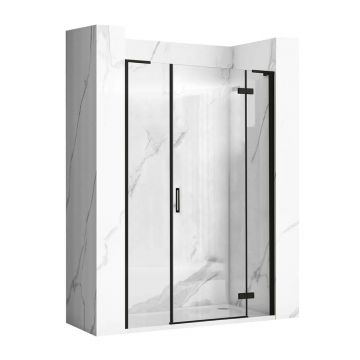 Usa de nisa batanta Rea Hugo 110 cm sticla 6 mm negru