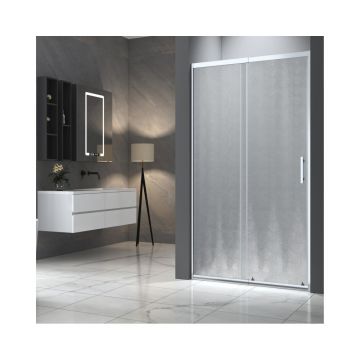 Usa de nisa culisanta Inter Ceramic 120 cm sticla mata opaca 5 mm profil crom lucios