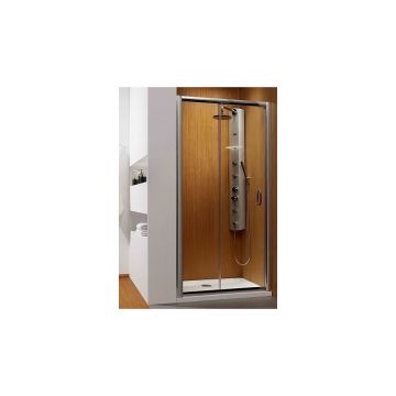 Usa de nisa culisanta Radaway Premium Plus DWJ 110 cm sticla 6 mm crom-transparent