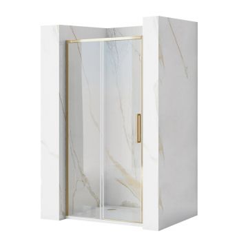 Usa de nisa culisanta Rea Rapid Slide 110 cm sticla 6 mm auriu