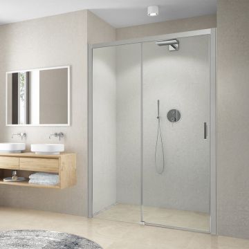 Usa de nisa culisanta Roth Cariba 160 cm sticla 6 mm crom stanga
