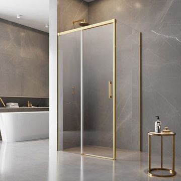 Perete lateral dreapta Radaway Idea KDJ 90 cm auriu-transparent sticla 6 mm